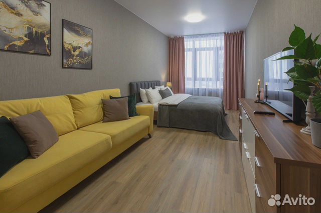 

1-к. квартира, 48 м², 3 кровати