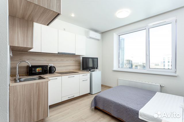 

Квартира-студия, 24 м², 2 кровати