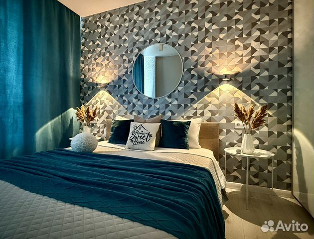 

1-к. квартира, 34 м², 2 кровати