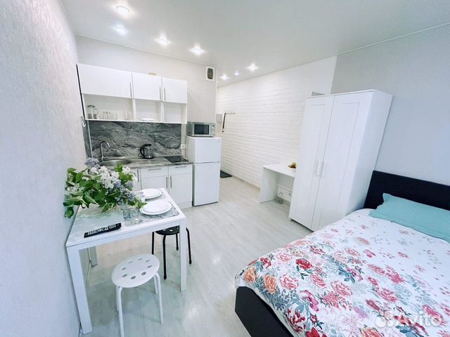 

Квартира-студия, 25 м², 2 кровати