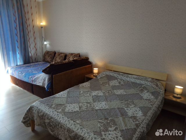 

1-к. квартира, 38 м², 2 кровати