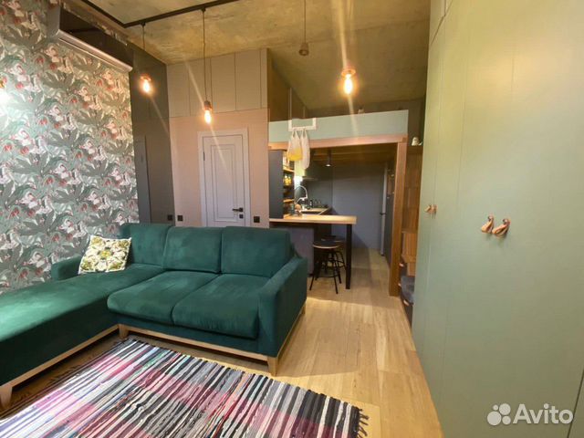 

Квартира-студия, 24 м², 2 кровати