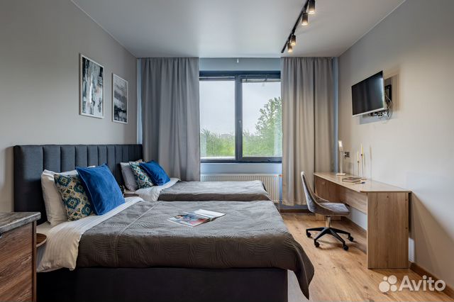 

Квартира-студия, 25,2 м², 3 кровати