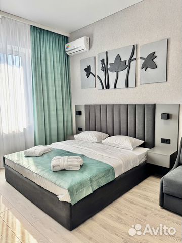 

1-к. квартира, 52 м², 2 кровати