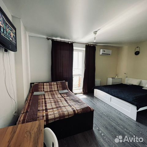 

Квартира-студия, 28 м², 2 кровати