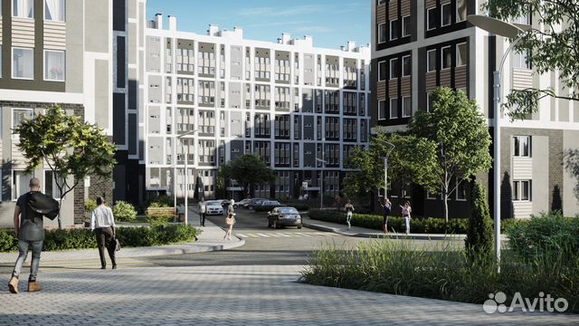 2-к квартира, 62.3 м², 1/10 эт.
