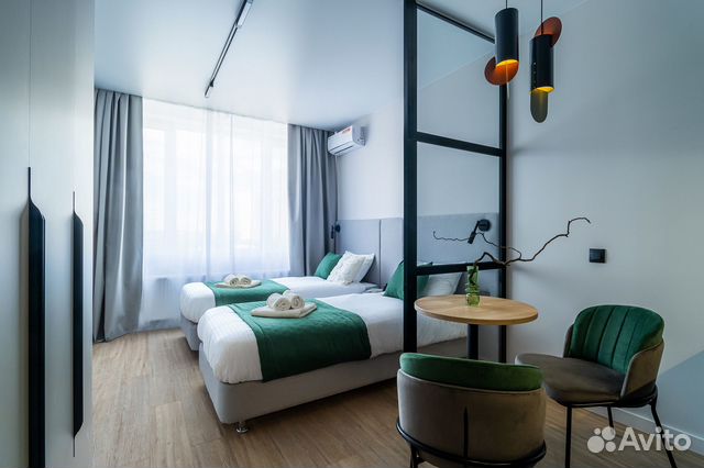 

Квартира-студия, 24 м², 2 кровати