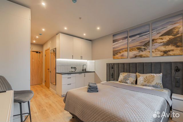 

Квартира-студия, 25 м², 1 кровать