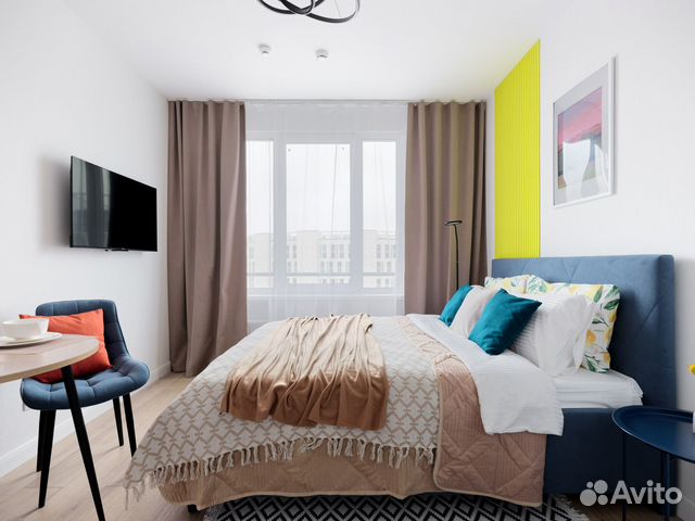 

Квартира-студия, 25 м², 1 кровать