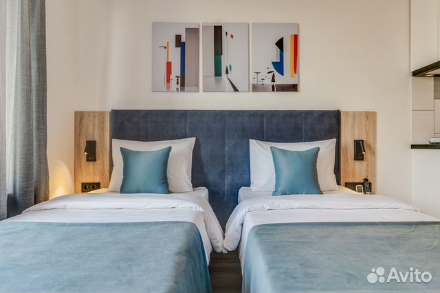 

Квартира-студия в апарт-отеле, 20 м², 2 кровати