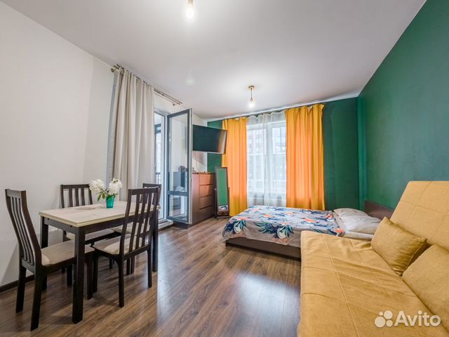 

Квартира-студия, 25 м², 2 кровати