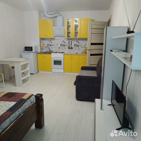 

Квартира-студия, 27 м², 2 кровати