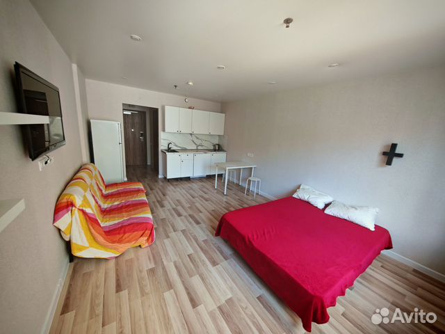 

Квартира-студия, 28 м², 2 кровати