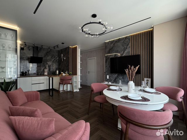 

1-к. квартира, 42 м², 2 кровати
