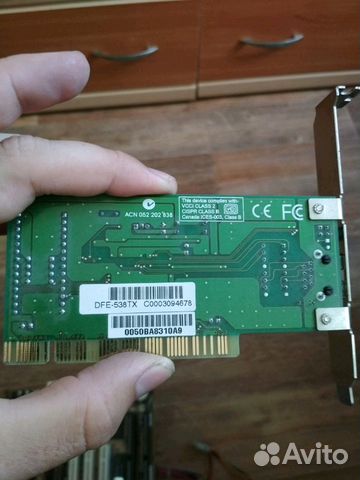 D-Link DFE-538TX PCI 10/100 Ethernet сетевая карта