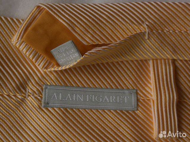Новый галстук бренд Alain Figaret Франция оригинал
