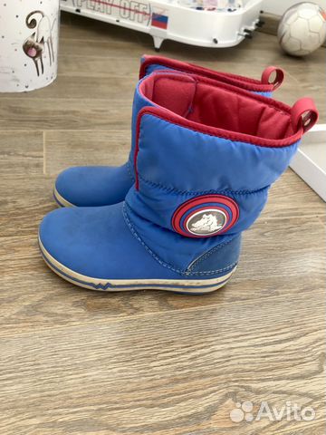 Зимние сапоги crocs