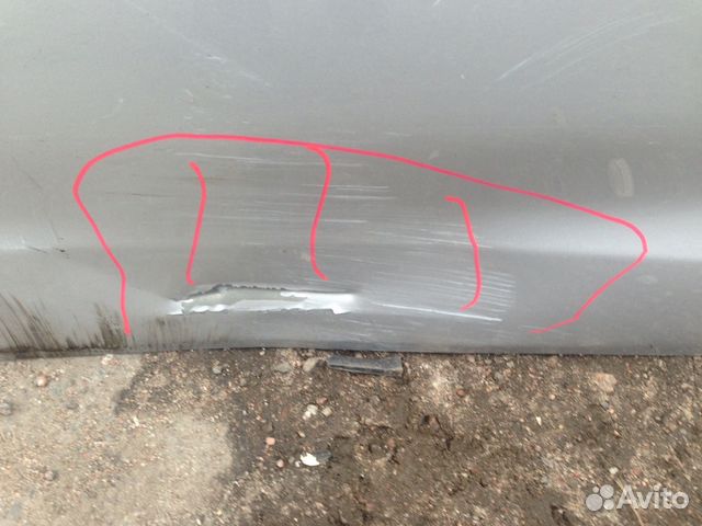 Дверь задняя правая на Nissan Almera G15