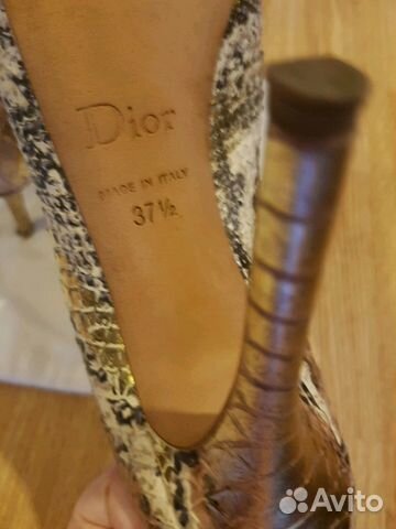 Туфли из питона Dior оригинал