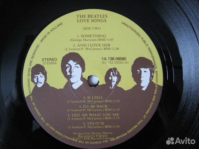 Beatles - Love Songs (2LP, 1977)