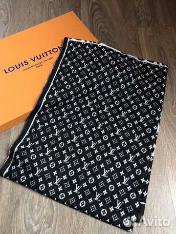 Шарф Louis Vuitton леопардовый
