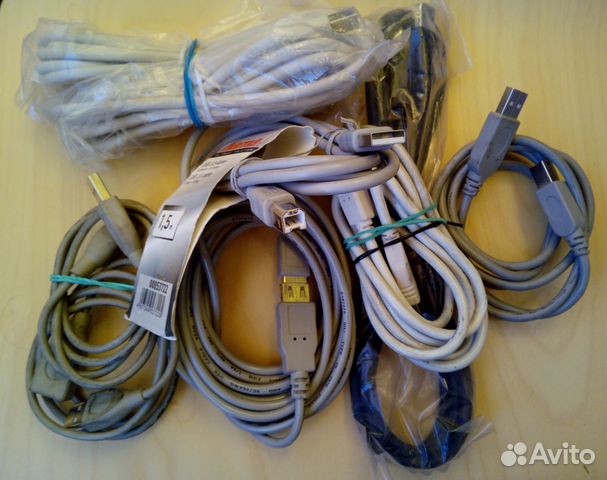 Кабели для USB разные кучкой Кабели для USB разные кучкой