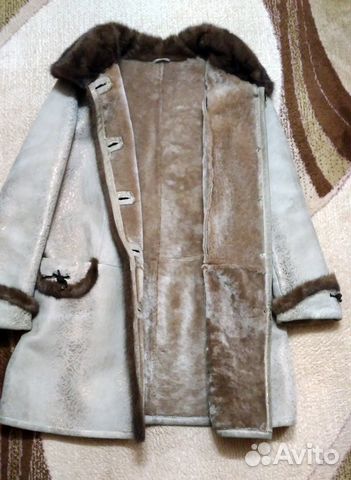 Дубленка натуральная, воротник и отделка норка Дубленка натуральная, воротник и отделка норка