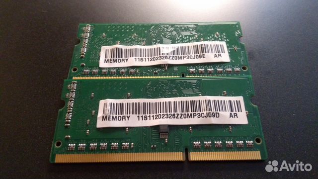 Планка памяти DDR3L 2 Gb. 1600