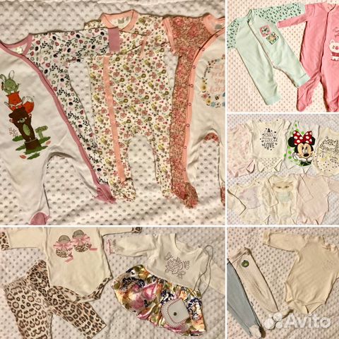 Пакет вещей на девочку 68 размер