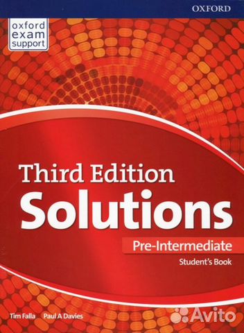 Solutions Pre-Intermediate Third Edition