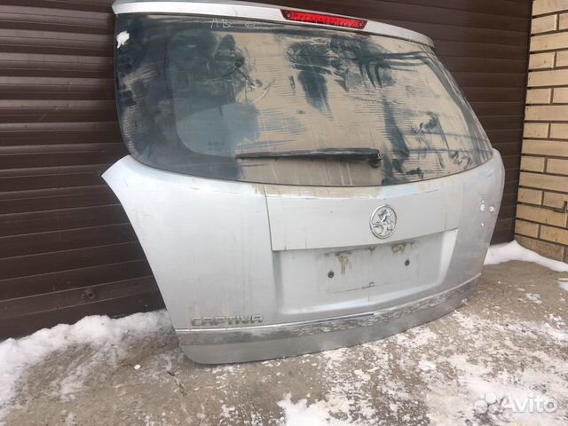 Крышка багажника Опель Антара серебро