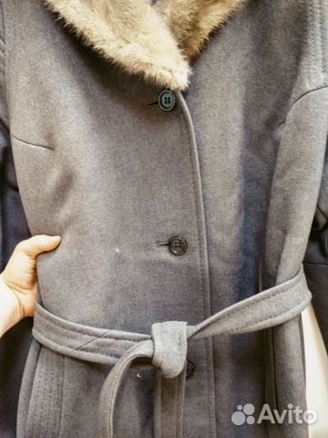 Пальто винтажное (oversize) gray Пальто винтажное (oversize) gray