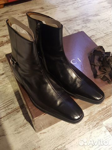 Новые мужские оригинальные сапоги Gucci Новые мужские оригинальные сапоги Gucci
