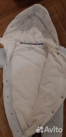 Утепленный велюровый комбез Mothercare новый