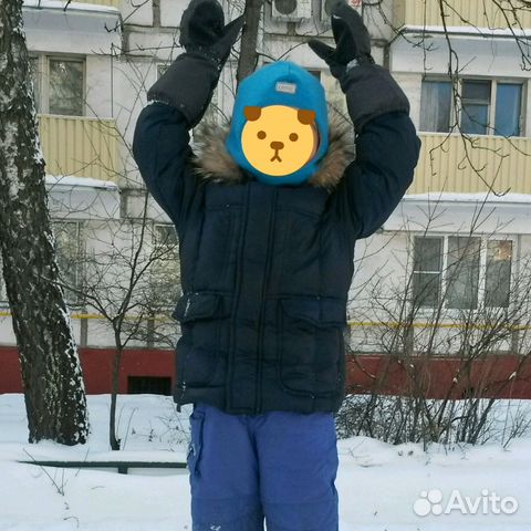 Пуховик детский на 2 года