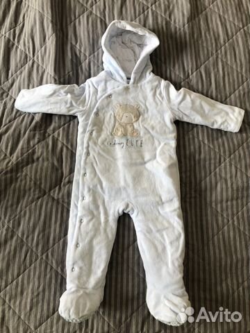 Плюшевый комбинезон Mothercare 80 р-р Плюшевый комбинезон Mothercare 80 р-р