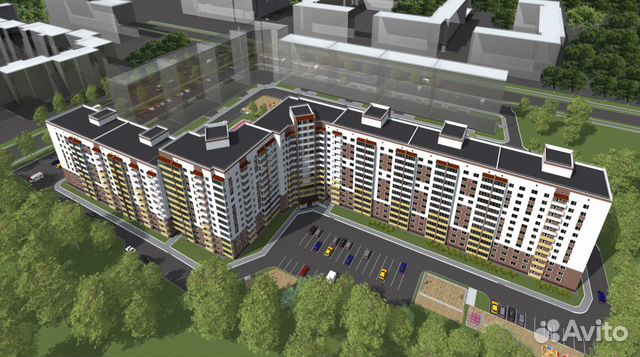 2-к квартира, 57.6 м², 2/12 эт.