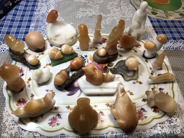 Фигурки животных из селенита коллекция