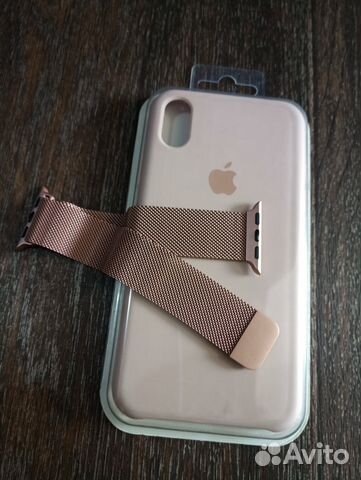 7 Миланский браслет apple watch 38/40 - розовый 7 Миланский браслет apple watch 38/40 - розовый