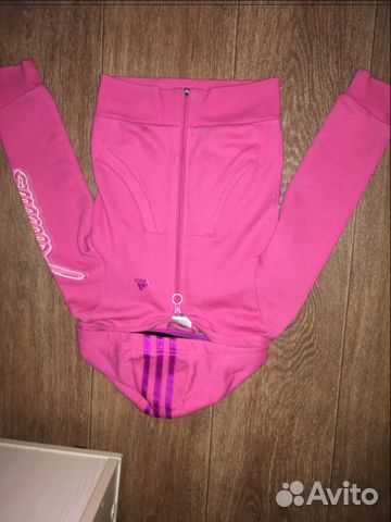 Кофта на молнии adidas для Девочки 116 р-р