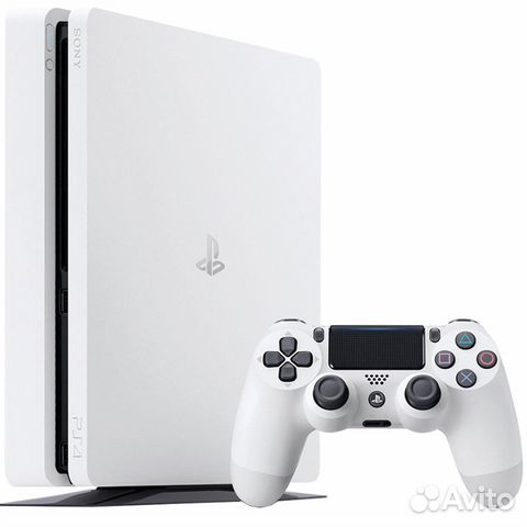 PlayStation 4 Slim Glacier White 1тб