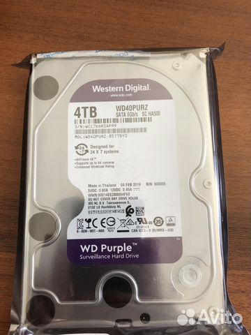 Жесткий диск WD Purple (WD40purz)