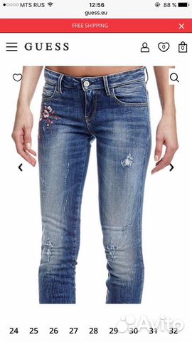 Джинсы guess оригинал Джинсы guess оригинал