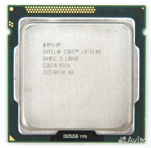 Core i3-2100 3.10 ghz