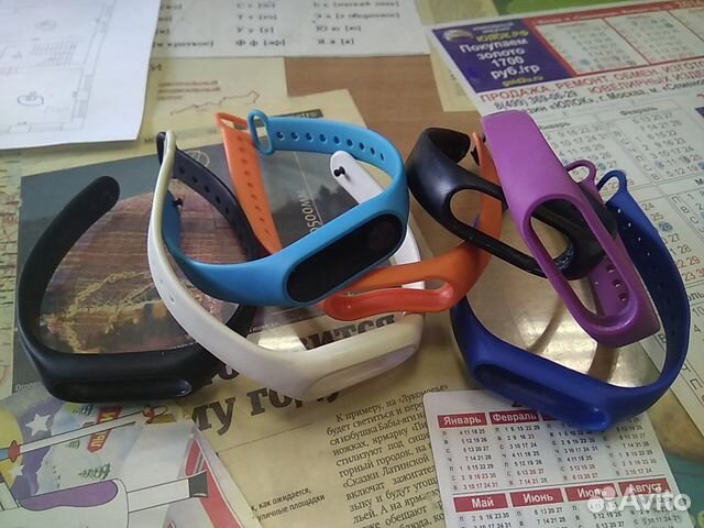 Xiaomi mi Band 2 с ремешками Xiaomi mi Band 2 с ремешками