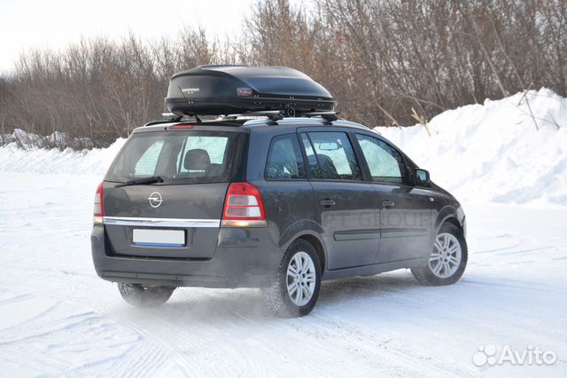 Автобокс на крышу Черный Turino Sport (480 л)