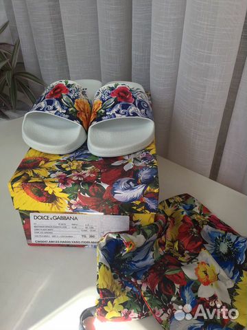Шлёпанцы Dolce&Gabbana Шлёпанцы Dolce&Gabbana