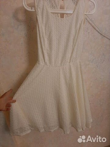 Платье кружевное айвори 42-44 Платье кружевное айвори 42-44