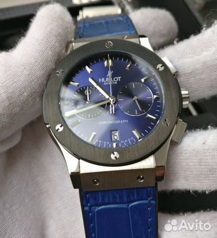 Часы мужские Hublot Classic синие