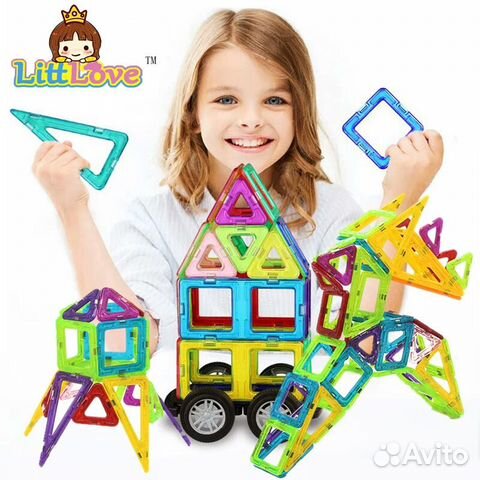 Магнитный конструктор новый